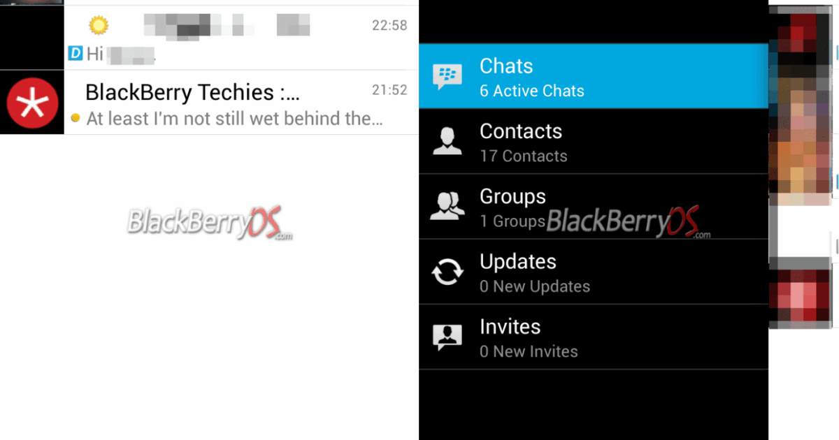 اطلاق تطبيق بلاكبيري للتراسل الفوري BBM لاجهزة اندرويد وايفون + صورة BBOS BBM Android