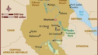 map of sudan