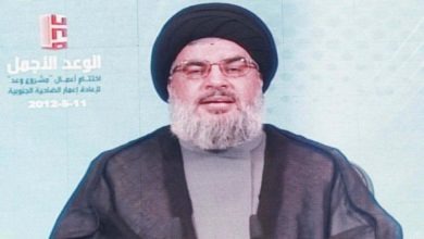 نصرالله: السعودية وراء تفجير سفارة إيران 1 nasrallah1 reuters
