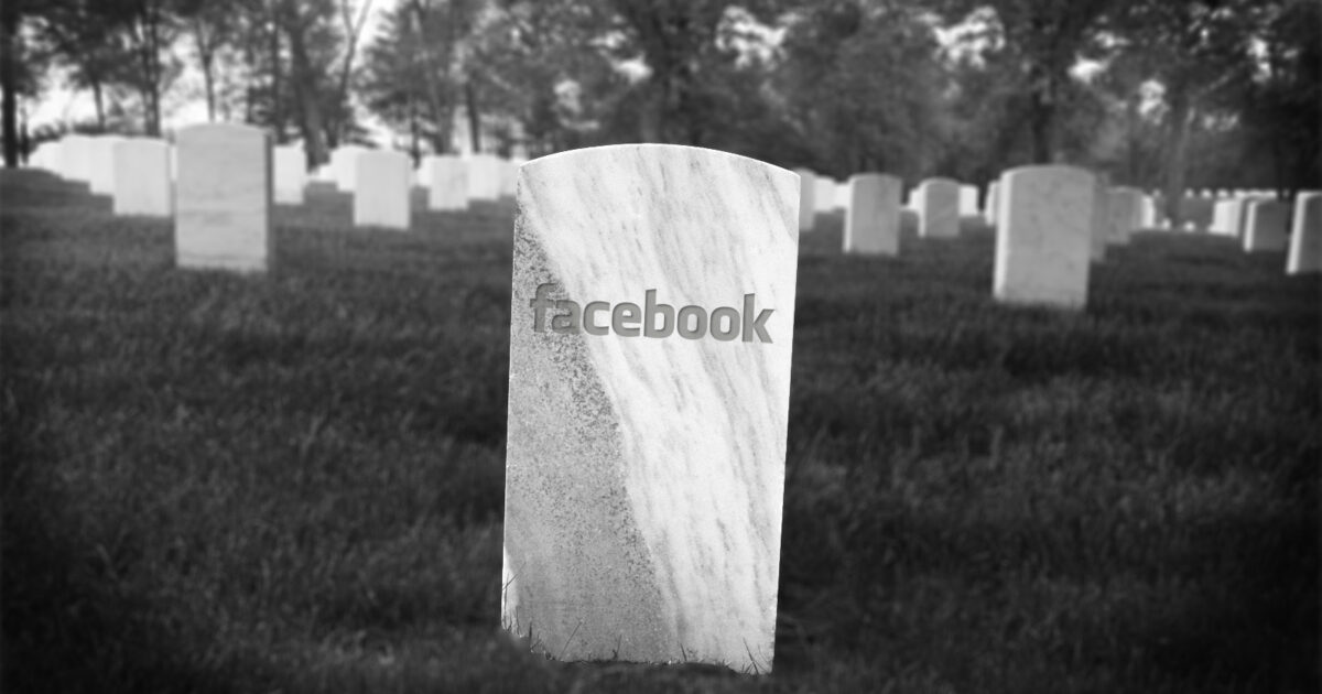 مواقع التواصل الاجتماعي بعد موت المستخدم ماذا يحدث؟ facebook dead bw