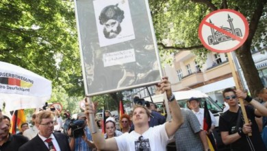 pro Deutschland Protests At Berlin Mosques