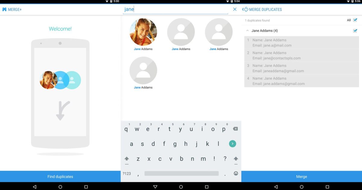 طريقة التخلّص من الأسماء المُكررة في أندرويد DuplicateDroid