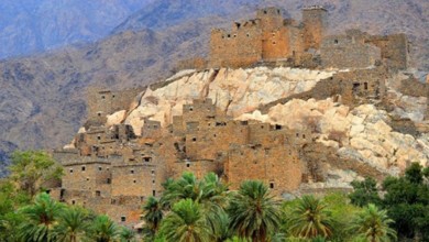 قرية ذي عين في الباحة