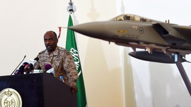 عسيري: صالح أخفى صواريخ باليستية في الكهوف عسيري