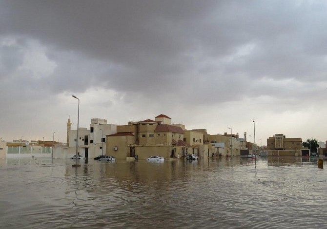 أمطار غزيرة في السعودية