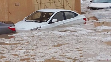 أمطار غزيرة في السعودية3