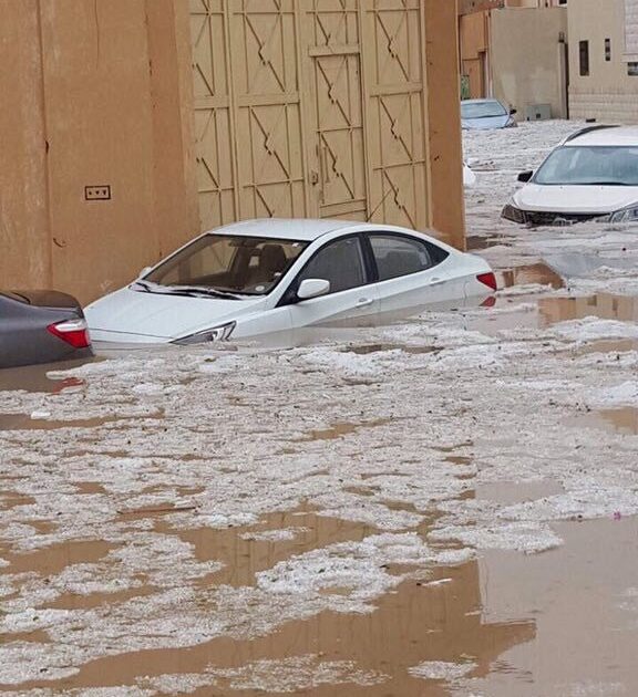 أمطار غزيرة في السعودية3