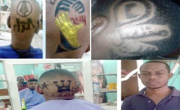 النحت على الرؤوس حلاق