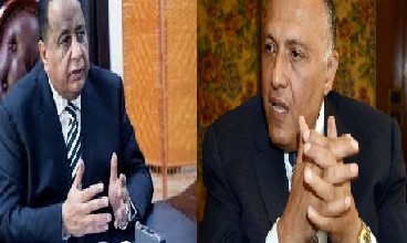 ارتباك في زيارة وزير الخارجية المصري الخرطوم غندور وسامح شكري