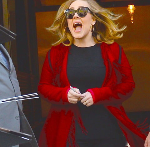 أديل تثير الجدل برقصها في حالة سكر على خشبة مسرح "للمثليين"...فيديو اديل