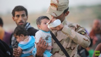 عراقية تضع مولودها وسط الانفجارات مولود عراقي
