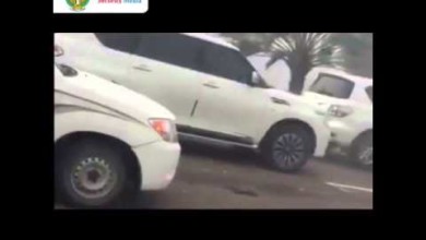 بالفيديو.. تصادم 96 سيارة على طريق أبوظبي-العين 96