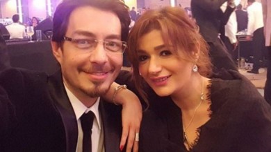 زوجة أحمد زاهر تفتخر به وتتغزل فيه أمام الجميع احمد زاهر وزوجته