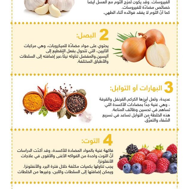 أطعمة "تفرح" قلبك وتطيل عمرك! اطعمة لعلاج الزكام