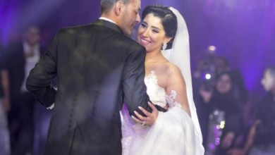 لقطات لم ترونها من زفاف آيتن عامر وعز العرب ايتن عامر الرقصه الاولي