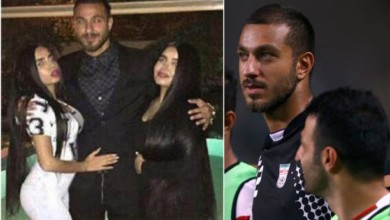 سجن حارس مرمى إيراني بسبب صورة! حارس مرمى ايراني