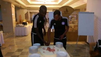 رسالة تهنئة من هيثم مصطفي ل مدثر كاريكا و نصرالدين