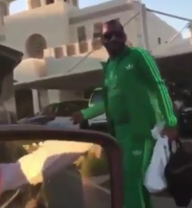 سرقة سيارة لاعب سعودي