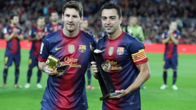 ليونيل ميسي وتشافي هرنانديز