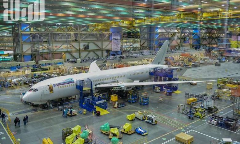 بالصور .. صناعة طائرة الأحلام في سياتل الأمريكية لصالح الخطوط الجوية السعودية 56afeee89e8dd