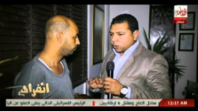 بالفيديو ..مشادة بين مذيع ومتهم بالقتل على الهواء 33598