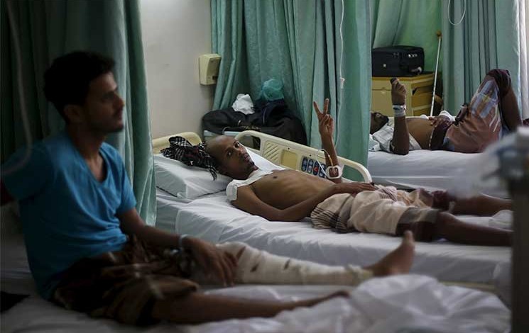 السودان يستقبل جرحى يمنيين جدد بمستشفى الضمان بمروي جرحي يمنيين بالسودان