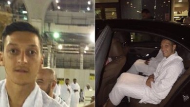 بالصور.. أوزيل يؤدي مناسك العمرة بعد زيارة اللاجئين اوزيل