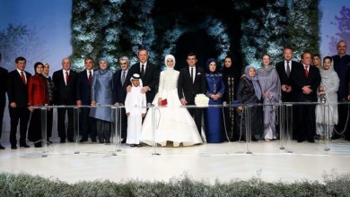 بالصور.. عقد قران "سمية" كريمة الرئيس أردوغان على "سلجوق بيرقدار" عقد قران