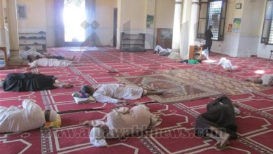 النوم بالمساجد
