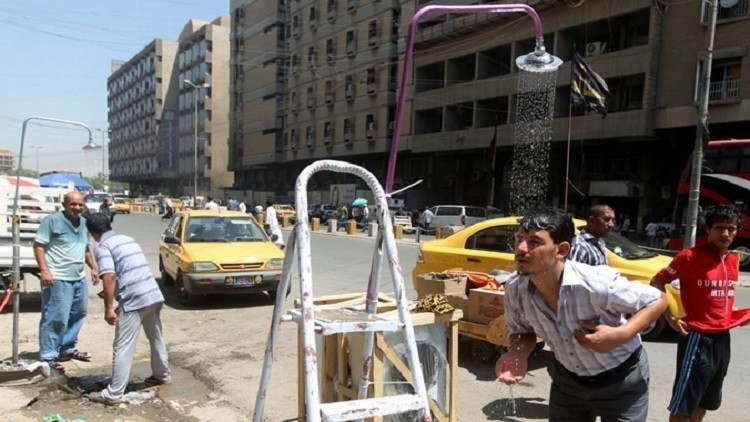 عطلة رسمية في العراق بعد تجاوز الحرارة الـ50 درجة مئوية العراق سخانة