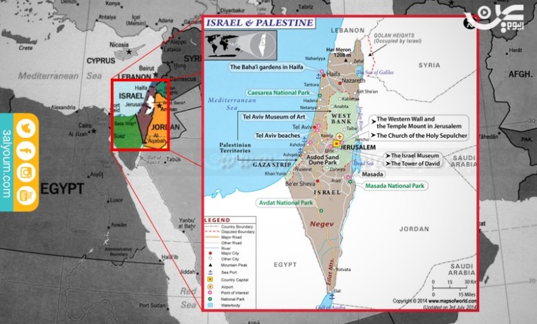 غضب إسلامي لإزالة اسم فلسطين من خرائط جوجل خريطة