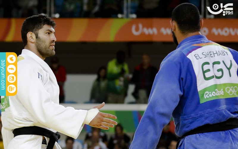 إعادة مصارع الجودو لمصر بعد رفض مصافحته للإسرائيلي اسرائيلي