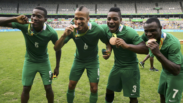 نيجيريا تحرز برونزية كرة القدم في أولمبياد ريو نيجيريا