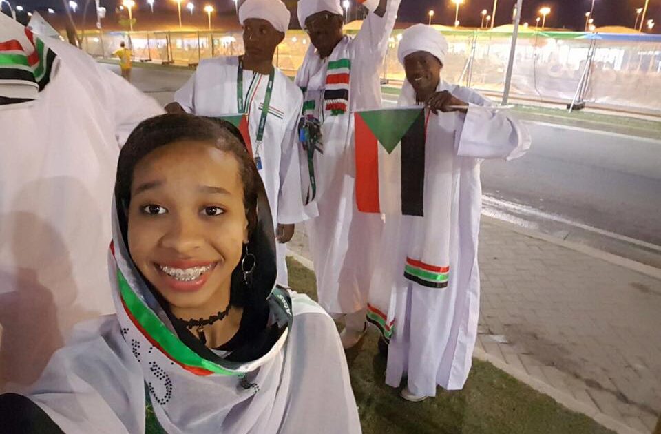 بالصور .. حنين سامي اصغر سباحة سودانية تشارك في أوليمبياد ريو بالبرازيل 8854