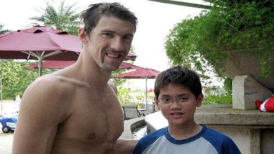 تمنى صورة مع فيلبس في 2008 وتفوق عليه في 2016 فليبس 1 - تمنى صورة مع فيلبس في 2008 وتفوق عليه في 2016