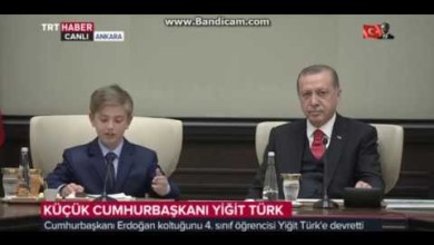 أردوغان يتنازل عن الرئاسة لطفل.. ومجلس وزاري من الصغار لمدة يوم واحد.. وهذه مطالبهم 54487