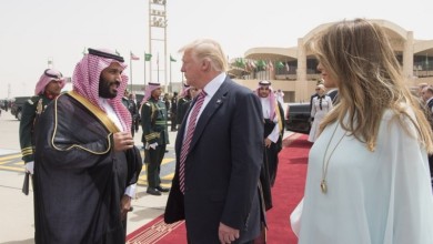 1495443533 ولي العهد يودع ترامب 800x500