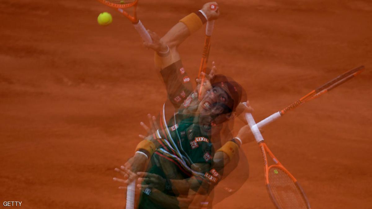 موراي يروض نيشيكوري في رولان غاروس موراي