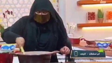 اشتعال ملابس مقدمة برنامج طهي خليجية على الهواء (فيديو) 58499