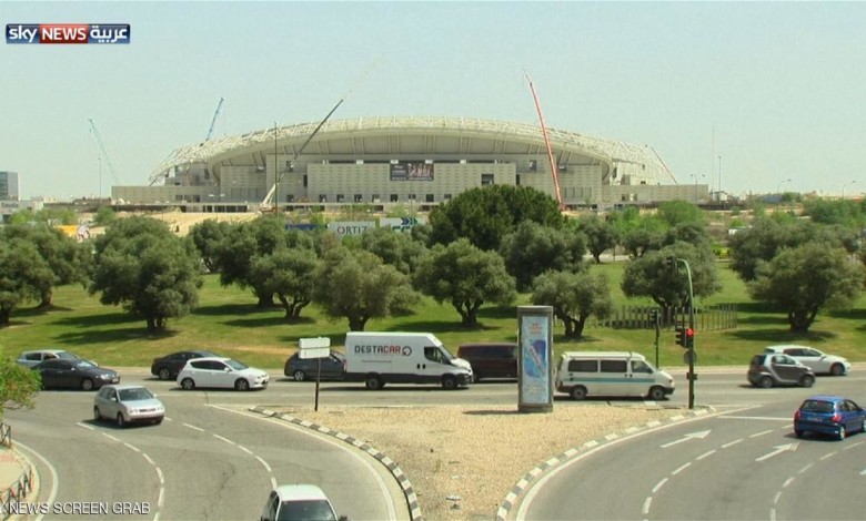 قنبلة خطيرة باستاد أتليتيكو مدريد استاد أتليتيكو مدريد