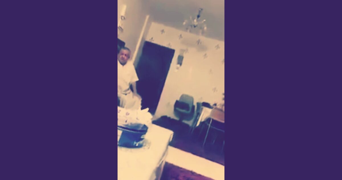 فيديو.. مصري يهرب من زلزال الكويت ويترك زوجته ...والزوجة تضعه في موقف محرج 64052