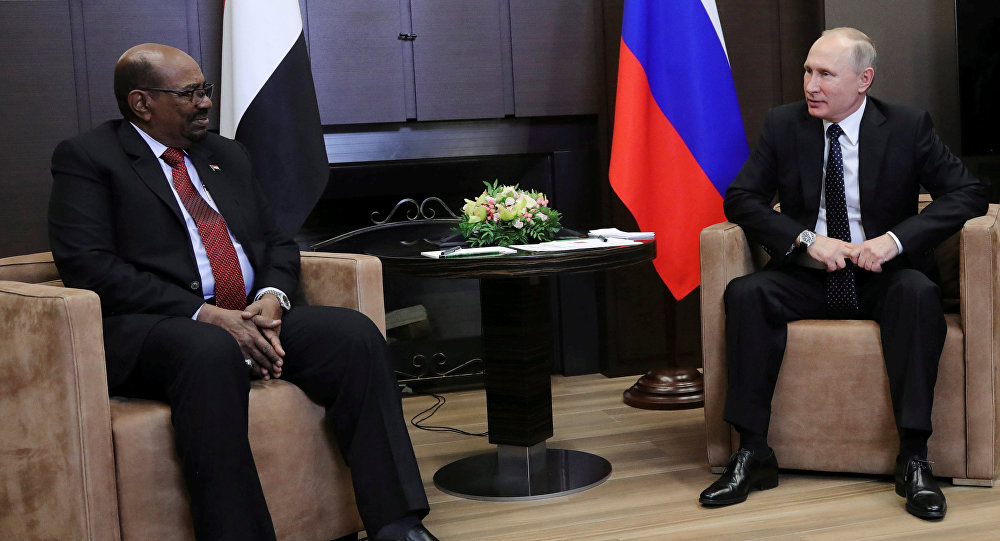 روسيا السودان البشير بوتين