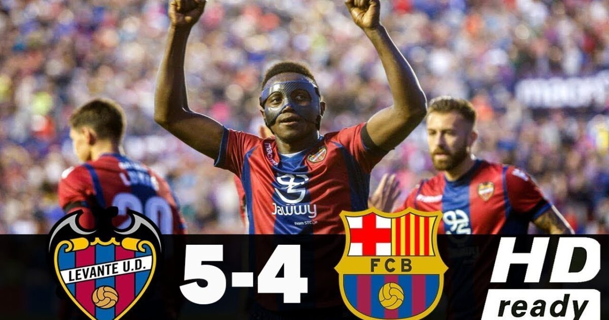 الفيديو... أهداف مباراة برشلونة وليفانتي (4-5) 88026