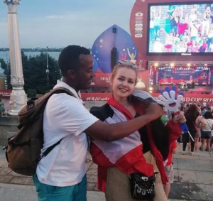 شاب سوداني في روسيا