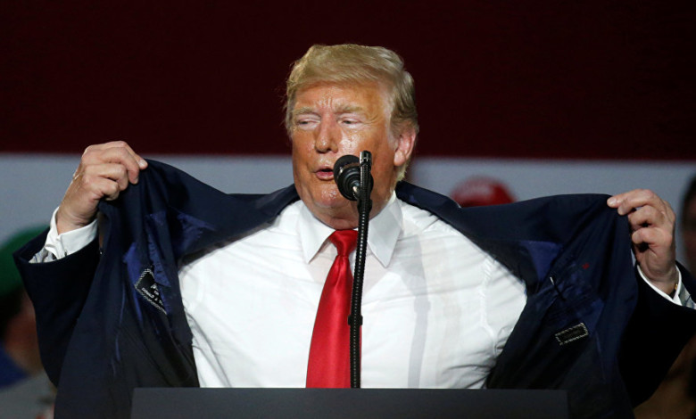 رد فعل ترامب بعد علمه بوفاة ماكين 1034380112 1