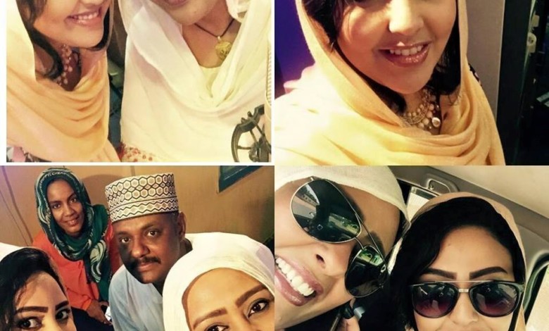 “هبه المهندس” فخورة بسودانيتها .. و (التلفزيون القومي) المحطة الأهم في مسيرتها هبة وشهد المهندس