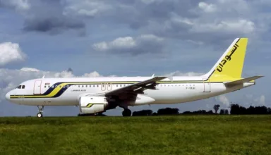 عاجل بالفيديو.. وصول طائرة سودانير الى مطار بورتسودان الدولي الطيران المدني سودانير