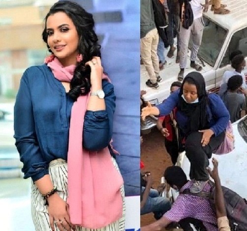 بالصور.. حسناء السودان “لوشي” تغازل شاب المظاهرات الذي انحنى للفتاة وأنقذها: (أريتك راجلي) كرري 3 1