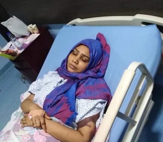 خبيرة تجميل تتعرض للتعذيب علي ايدي ملثمين مصابه