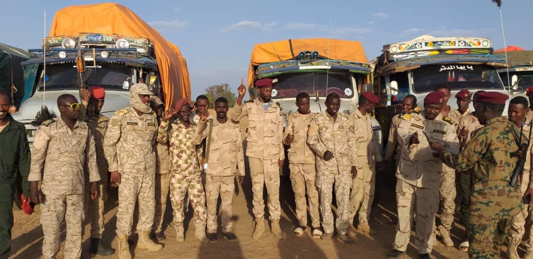 “الدعم السريع تضبط سلعاً مهربة بولاية غرب كردفان الدعم 1